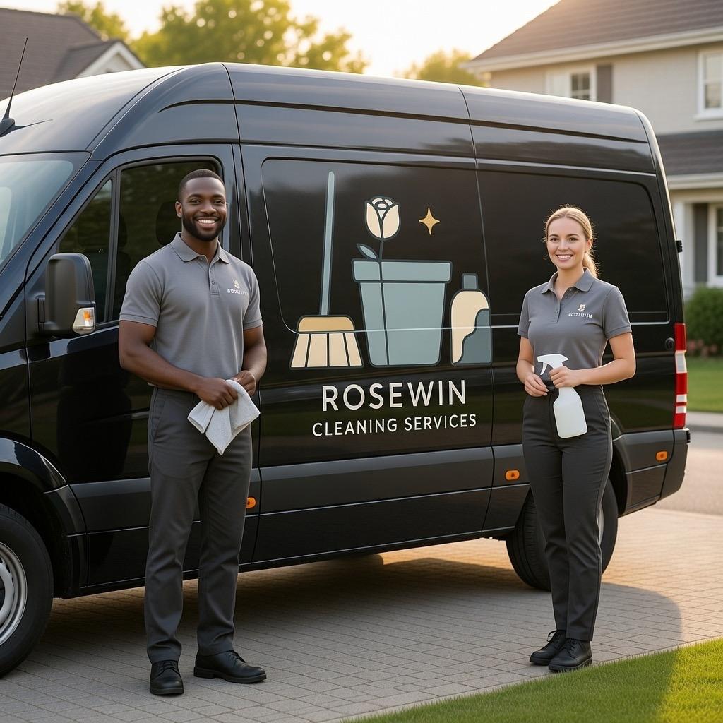 Rosewin team ready to help you cleaning your house in 30 minutes
